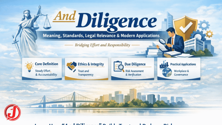 And Diligence – Meaning, Standards, Legal Relevance & Modern Applications